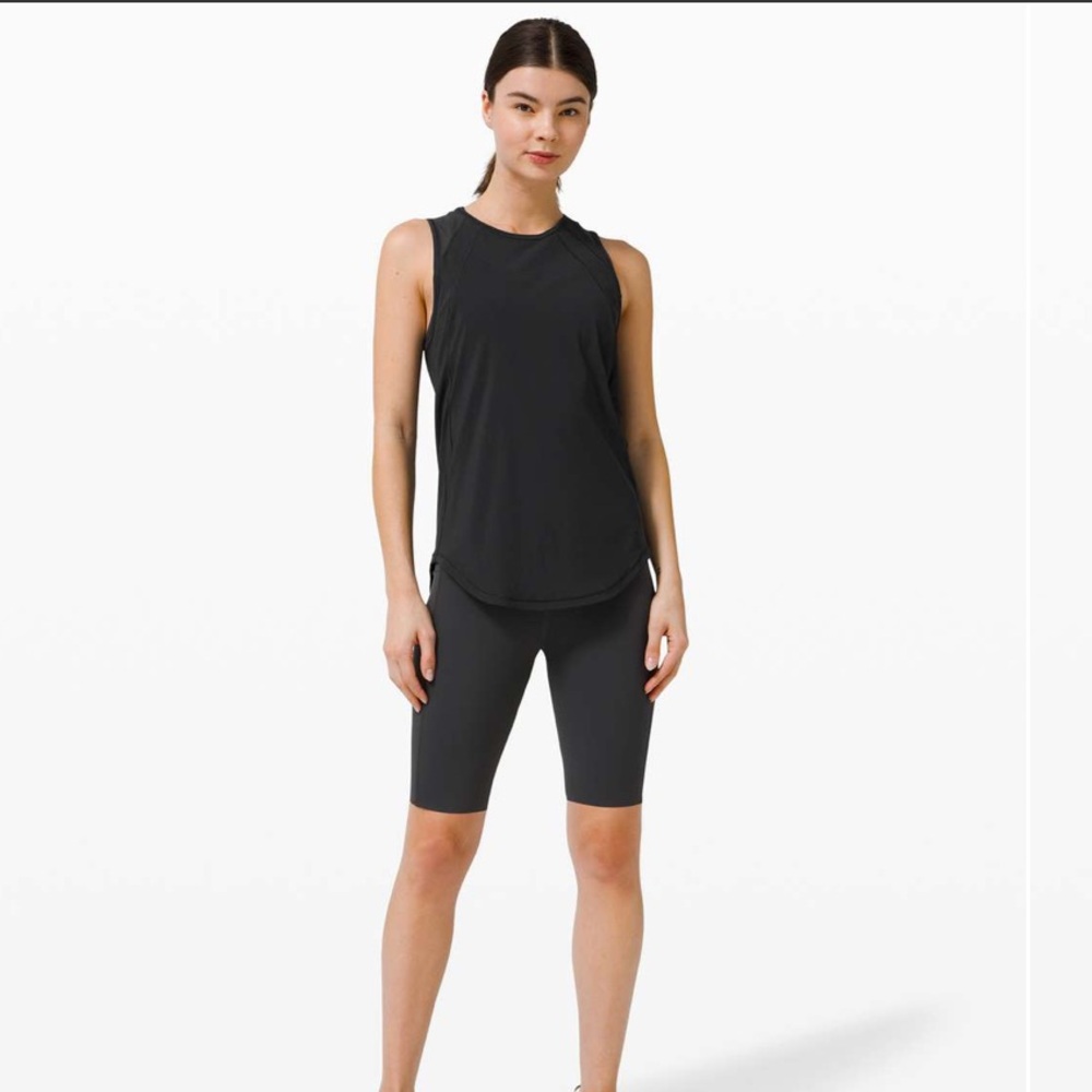 EUC Lululemon Black Sculpt Tank Size 6